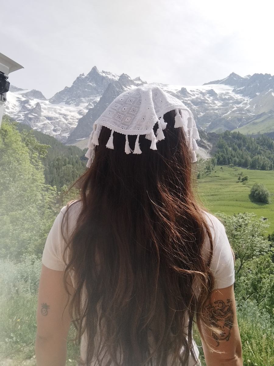 Bandana Blanca vista 4