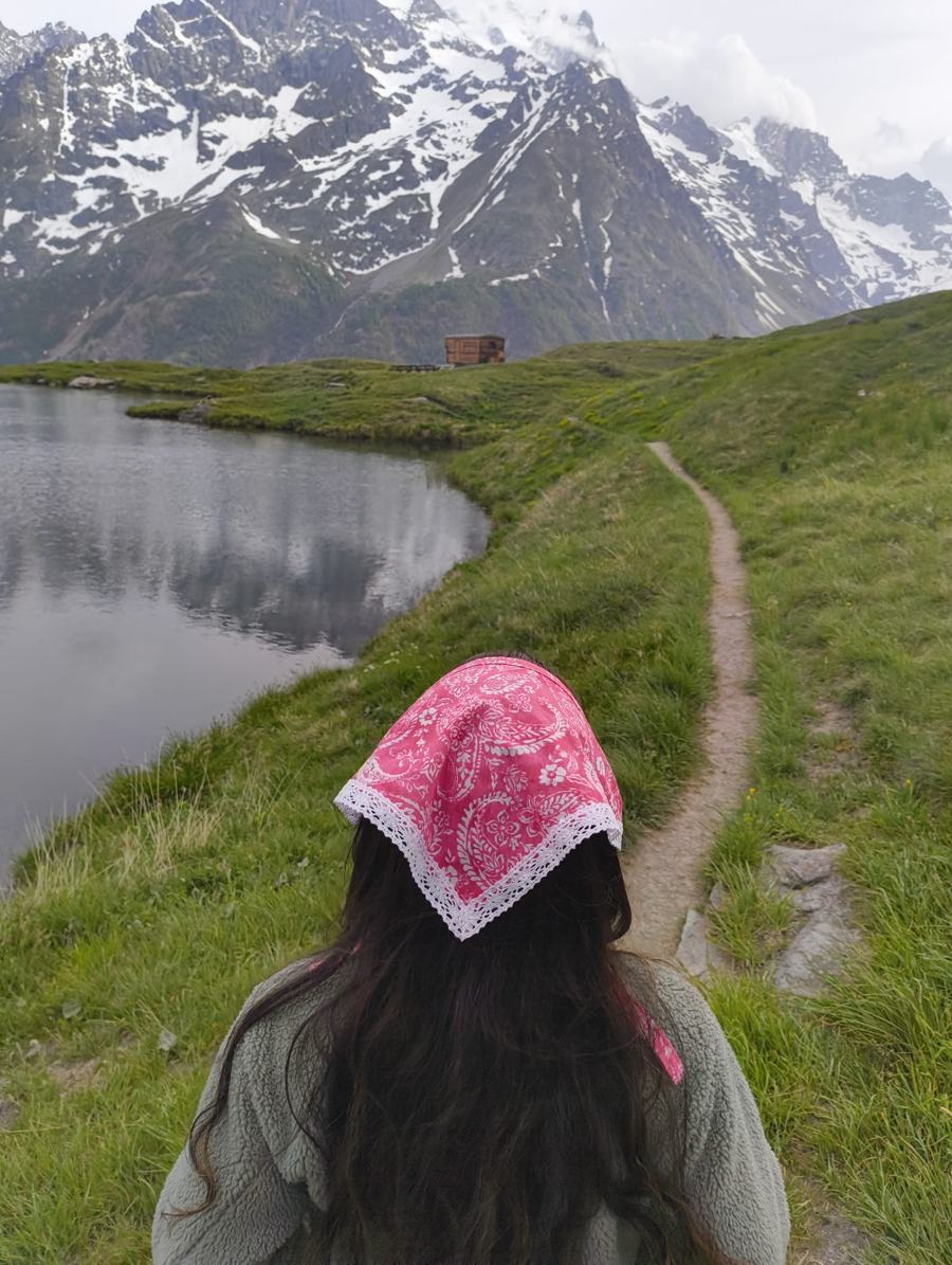 Bandana Fucsia vista 2