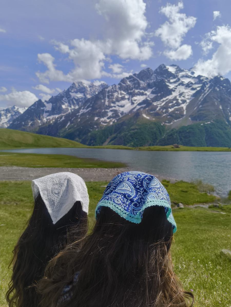 Bandana Paisley Azul vista 1