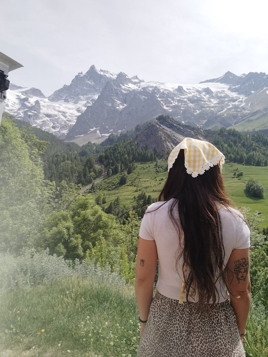Bandana Vichy Amarillo vista 4