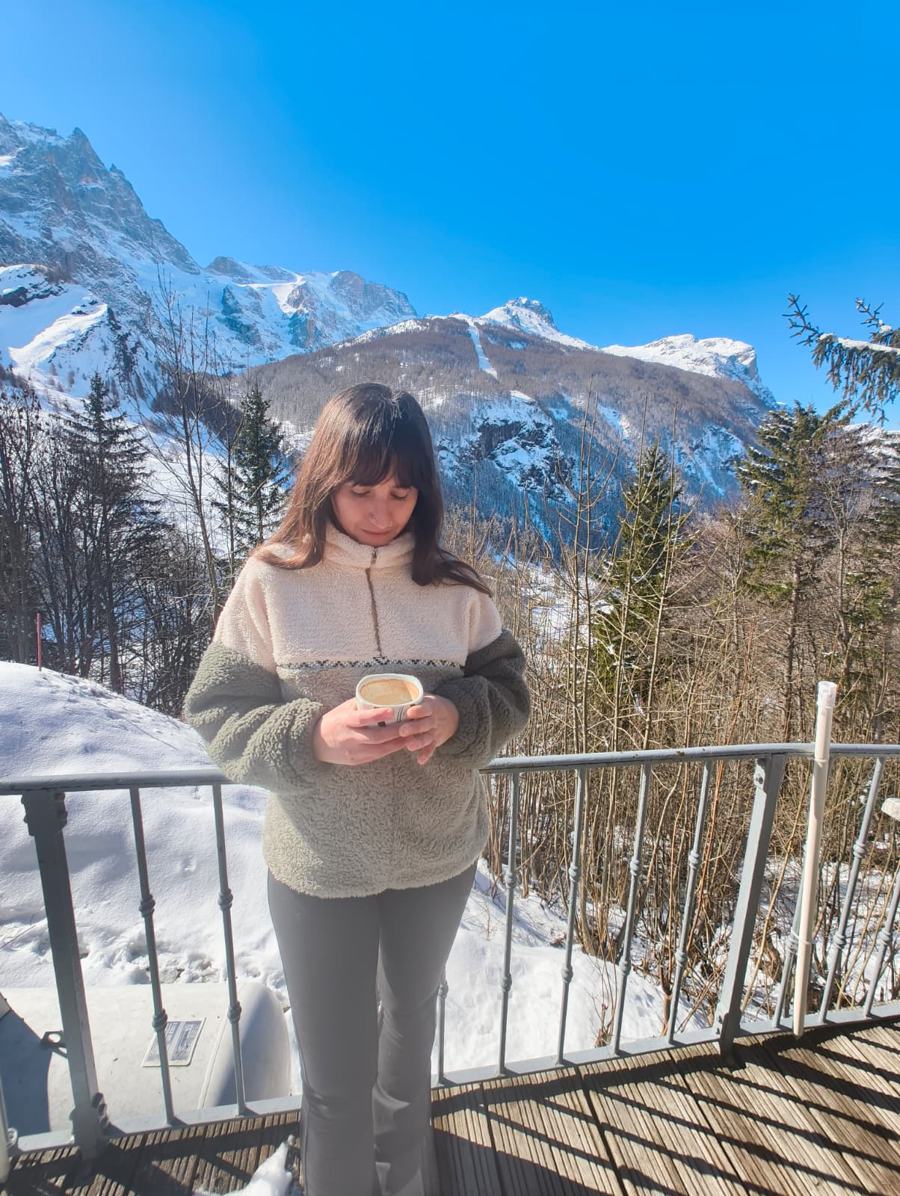 Sudadera Cinta Crema vista 3